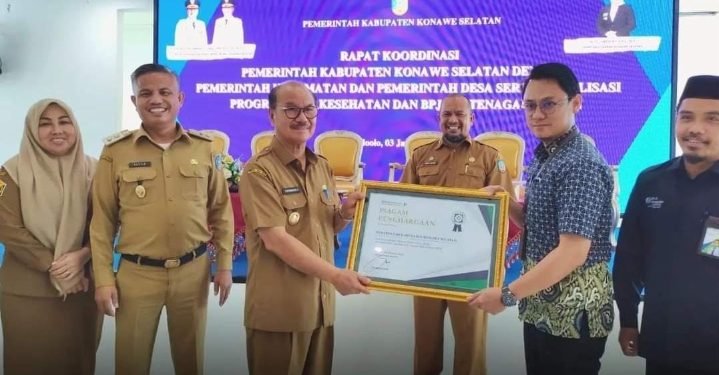 Pemkab Konsel Bangun Sinergitas Pembangunan Bersama Pemdes Untuk Pengentasan Kemiskinan