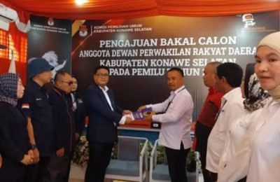 Jadi Parpol Pertama yang Daftar di KPU Konsel, Partai Nasdem Optimis Raih Kemenangan