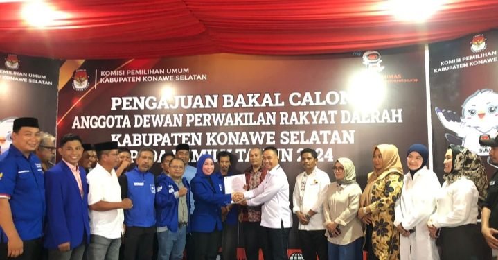 Usai Daftarkan Bacalegnya, Nadira Optimis PAN Kabupaten Konsel Dapat Menang di Pemilu 2024