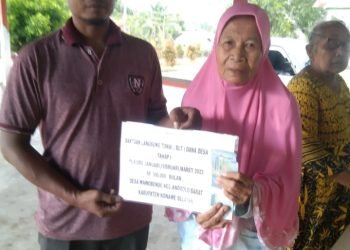 Desa Wawobende Telah Salurkan BLT-DD Kepada 23 KPM