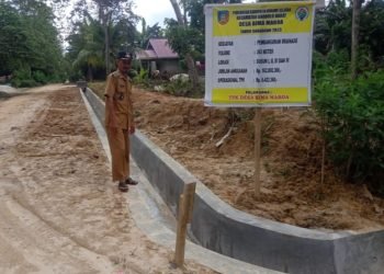 Pemdes Bima Maroa Realisasikan DD Tahap I untuk Drainase dan RTLH