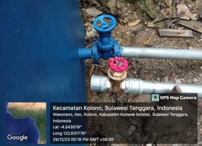 Diduga Proyek Broncaptering Terindikasi KKN, Lembaga KLPP Menyegel Kantor Dinas PU Konsel