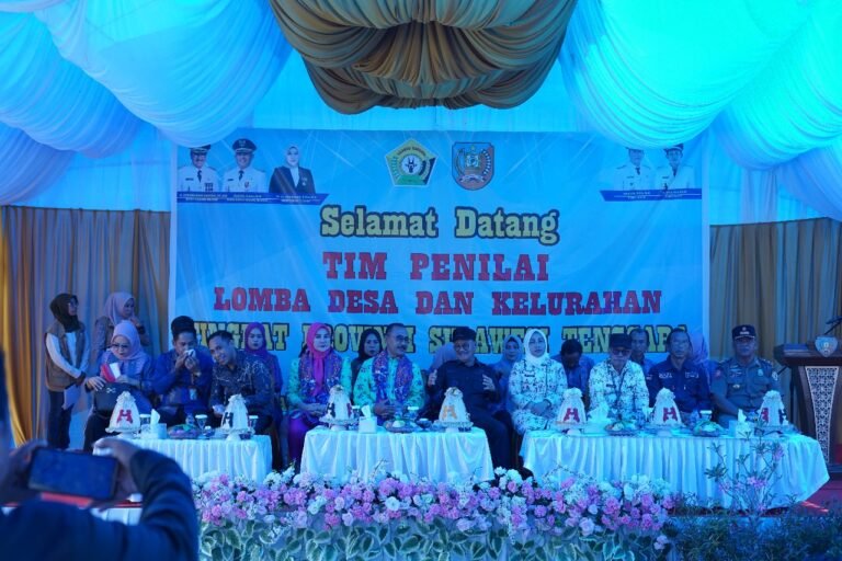 Bupati Konsel Hadiri Penilaian Desa Alebo Dalam Ajang Lomba Desa Tingkat Provinsi
