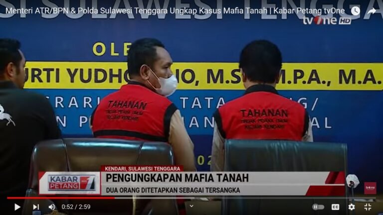 Aneh! Hakim PN Kendari Vonis Bebas Terduga Kasus Tanah