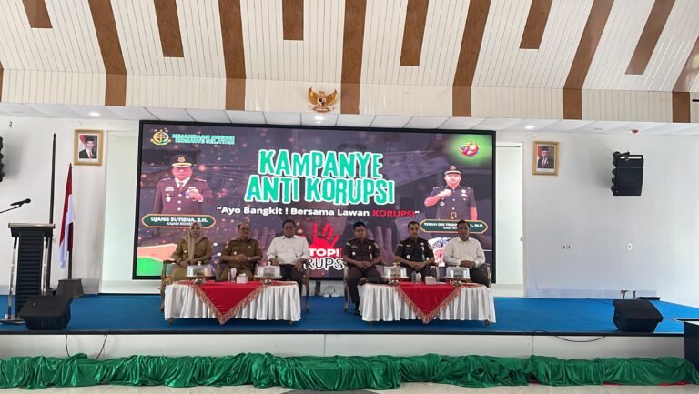 Pemda Konsel Bersama Kejari Menggelar Kampanye Pencegahan Tindak Pidana Korupsi