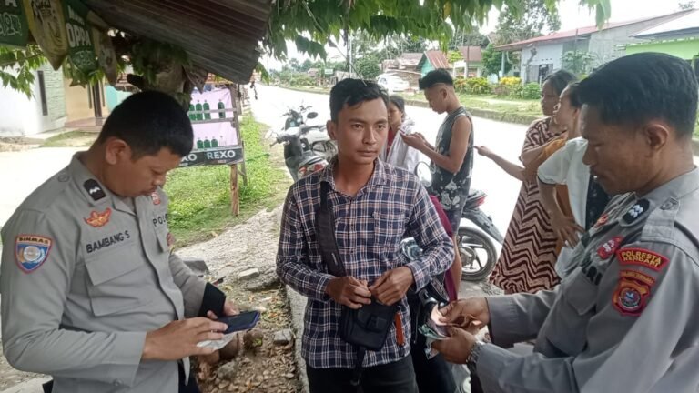 Polsek Konda Tangkap Seorang Pemuda Pengedar Uang Palsu