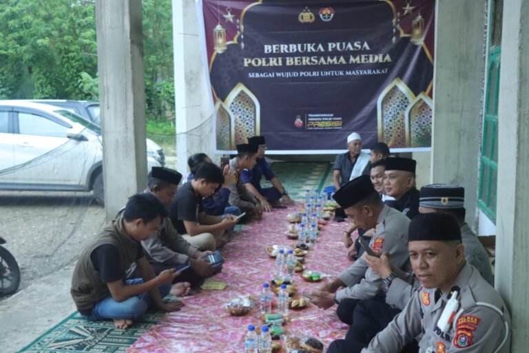 POLRES Konsel Mengelar Buka Puasa Bersama Media, Untuk Perkuat Sinergi Wujud Polri Untuk Masyarakat