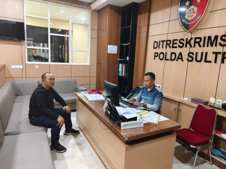 Abaikan Somasi Samsudin, SH,,MH Resmi Lapor Kepolda Sultra