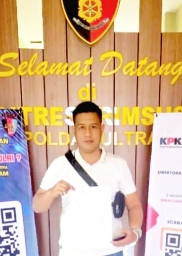 LKPK Sultra Resmi Laporkan Dugaan Penyimpangan Proyek Jalan Kota Kendari ke Polda Sultra