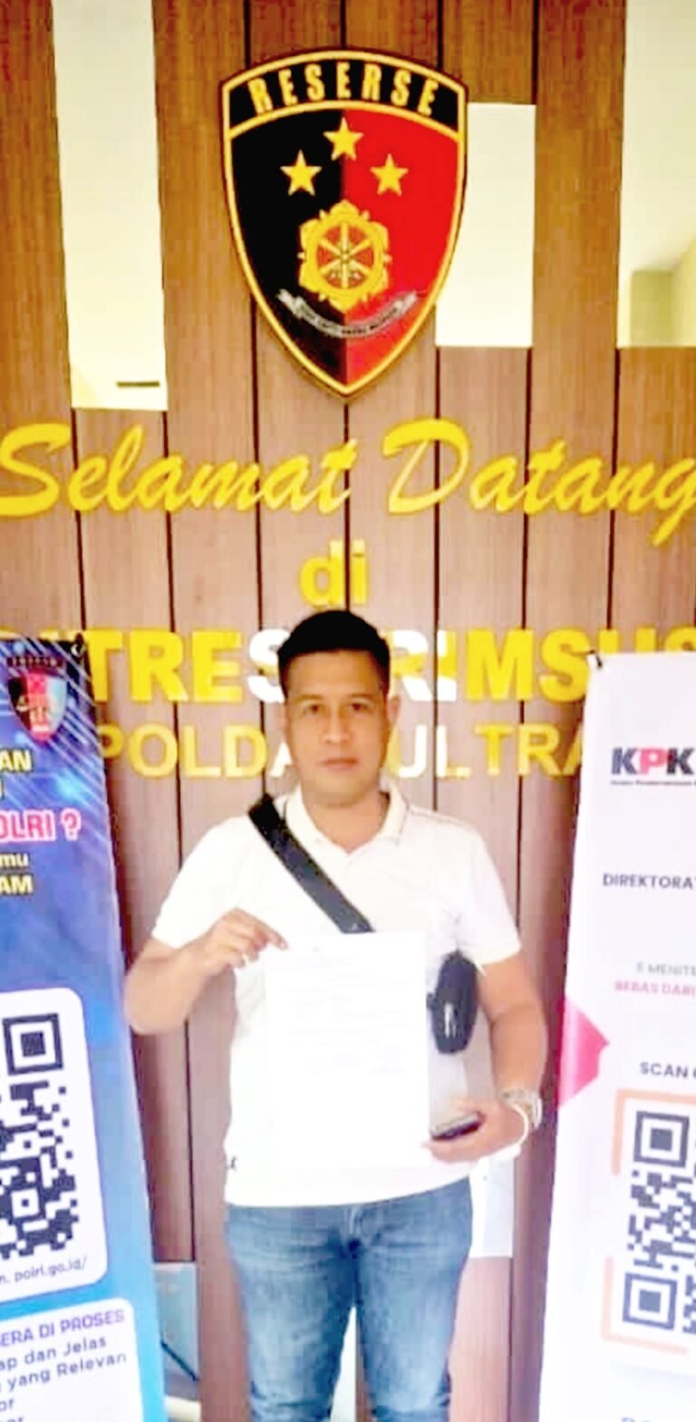 LKPK Sultra Resmi Laporkan Dugaan Penyimpangan Proyek Jalan Kota Kendari ke Polda Sultra