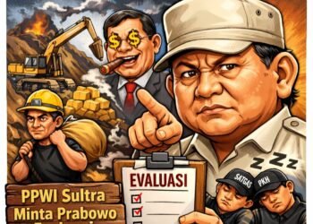 Tambang Ilegal Merajalela di Hutan Lindung, PPWI Sultra Tantang Presiden Prabowo Evaluasi Satgas PKH