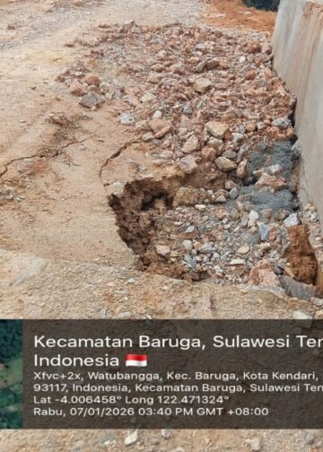 Proyek Jalan Rp5,8 Miliar di Kendari Disorot, LKPK Sultra Temukan Dugaan Penyimpangan