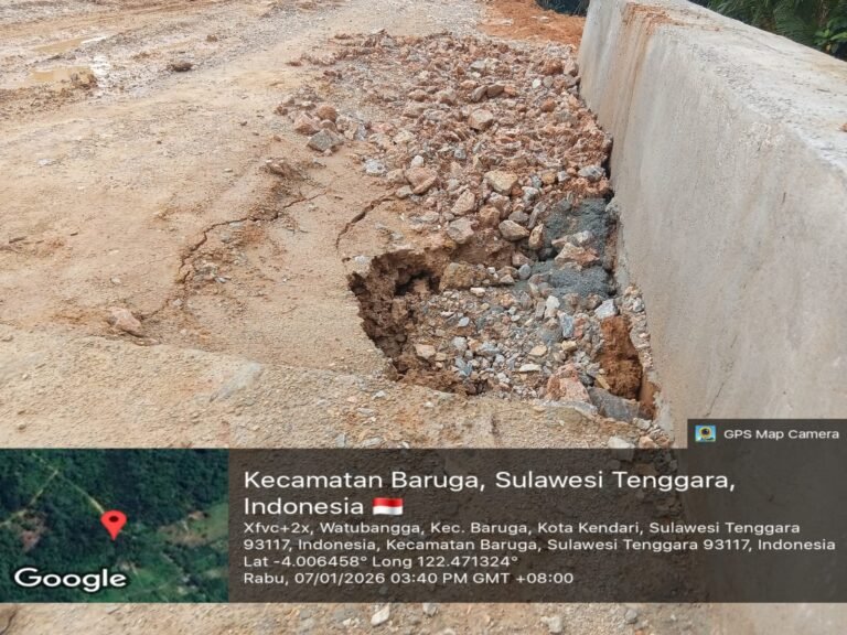 Proyek Jalan Rp5,8 Miliar di Kendari Disorot, LKPK Sultra Temukan Dugaan Penyimpangan