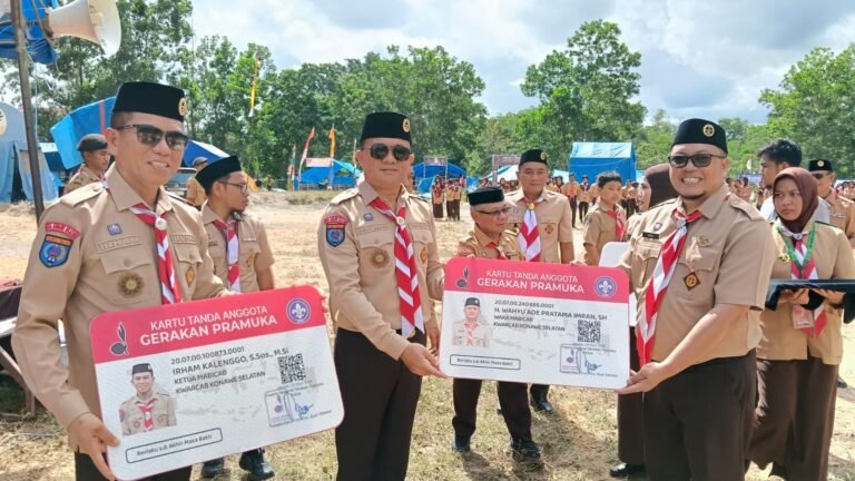 Bupati Irham Resmi Buka Kemah Akbar Pramuka Konsel, Perkuat Karakter Generasi Muda