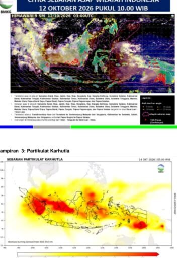 BMKG Peringatkan Potensi Kabut Asap di 17 Wilayah Sultra pada 13–14 Oktober 2026 BMKG Peringatkan Potensi Kabut Asap di 17 Wilayah Sultra pada 13–14 Oktober 2026